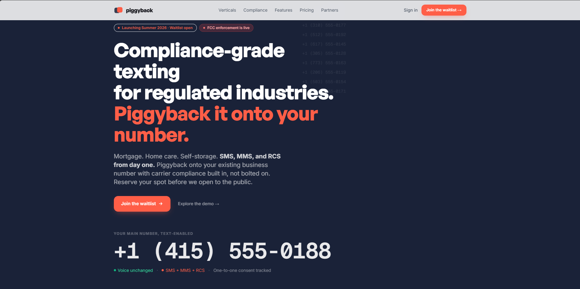 Screenshot of Piggyback